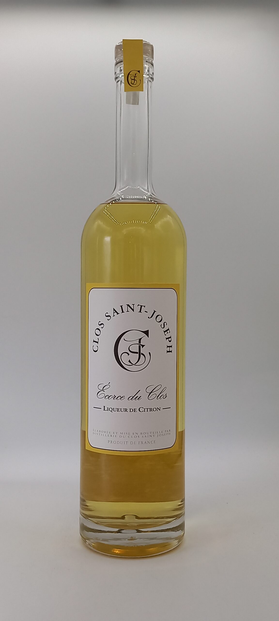 ECORCE DU CLOS LIQUEUR DE CITRON 3 L 37% CLOS ST JOSEPH