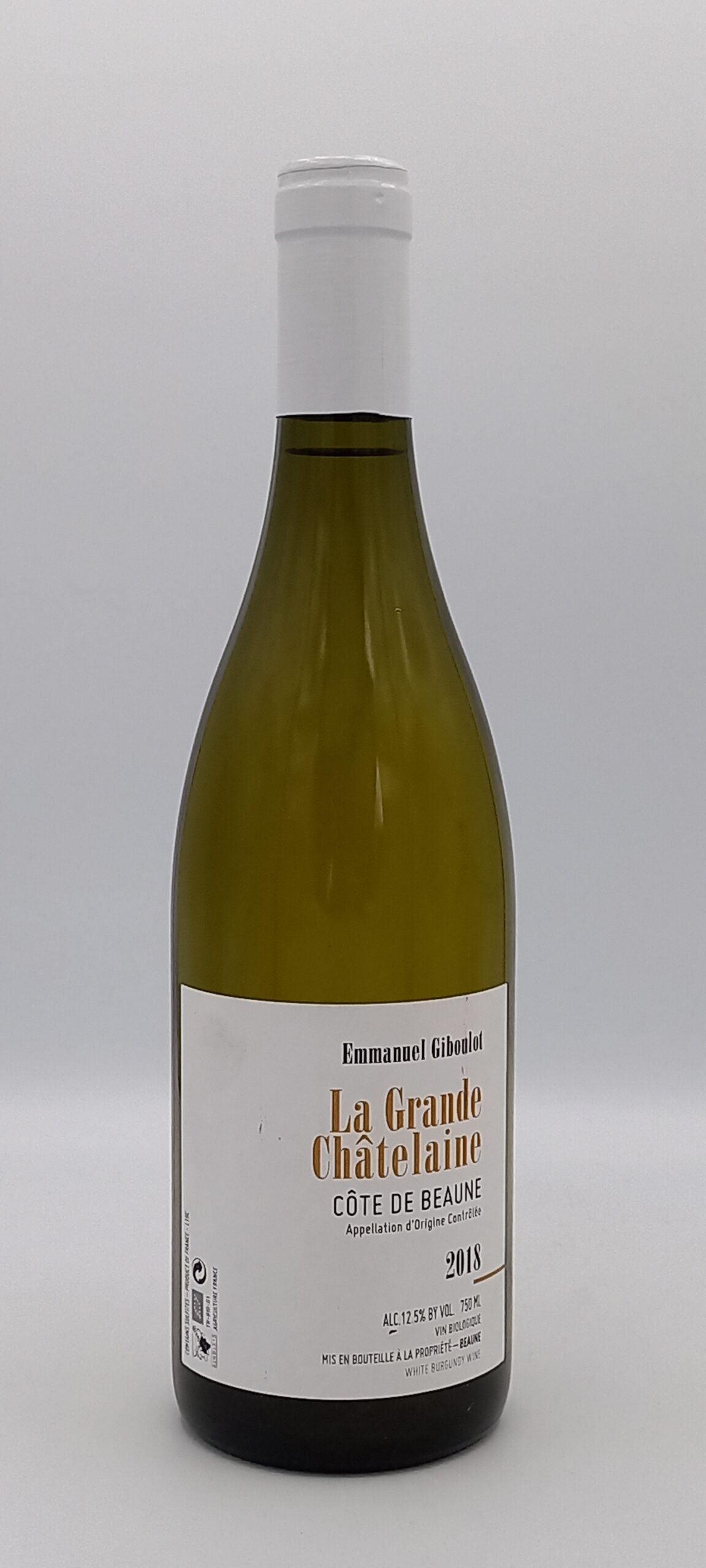 BOURGOGNE CÔTES DE BEAUNE « LA GRANDE CHATELAINE » 2018 BIO DOMAINE GIBOULOT