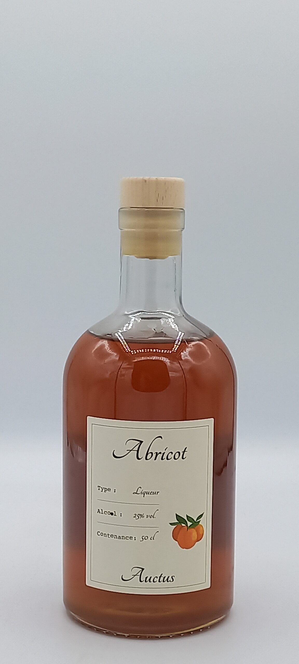 LIQUEUR ABRICOT 50CL AUCTUS DISTILLERIE