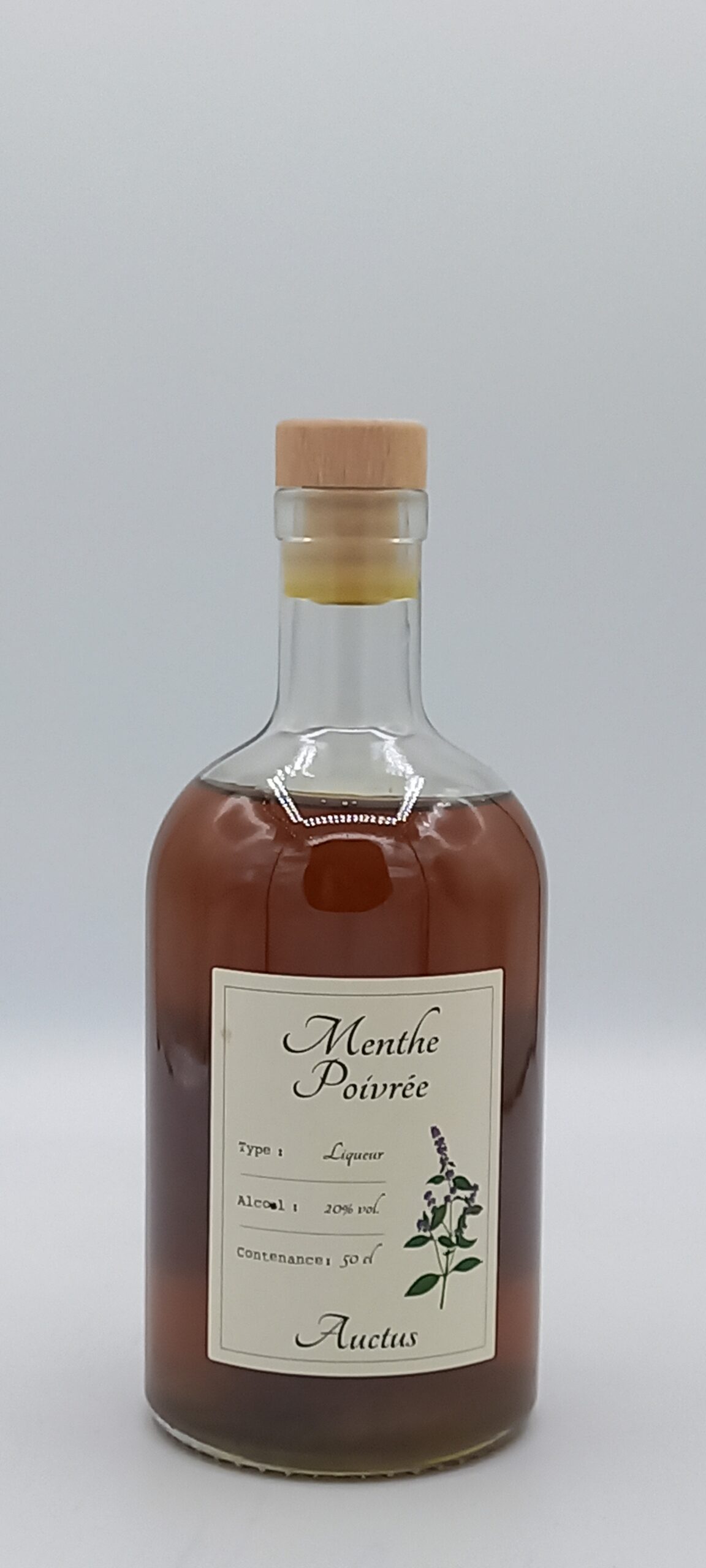 LIQUEUR MENTHE POIVREE 50CL AUCTUS DISTILLERIE