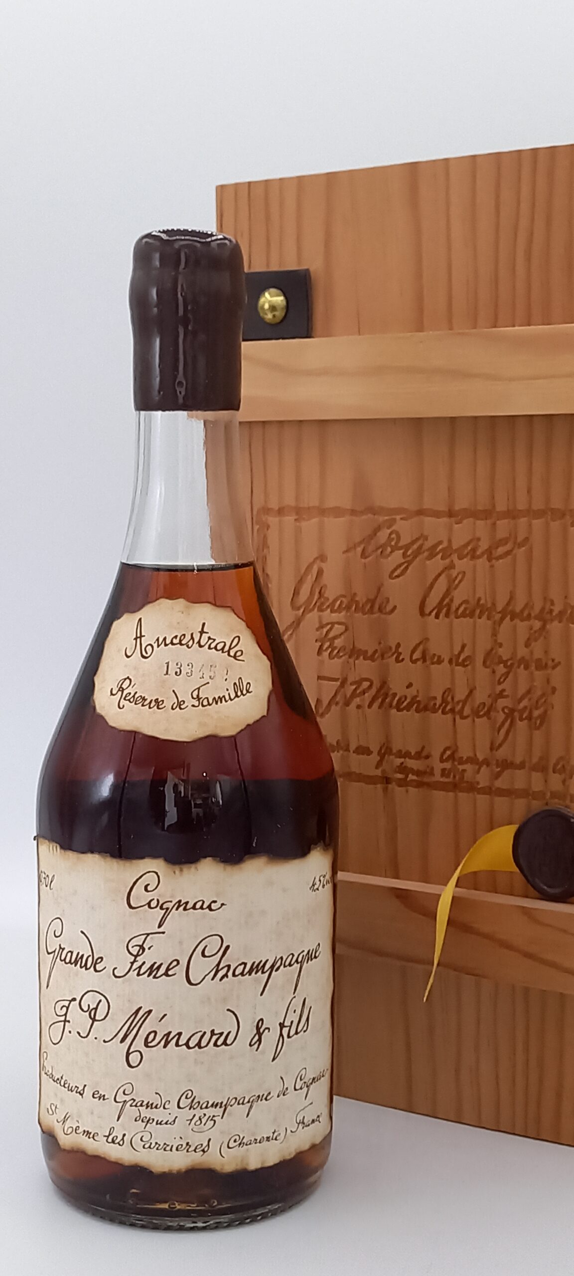COGNAC ANCESTRAL GRANDE FINE CHAMPAGNE MAISON MENARD