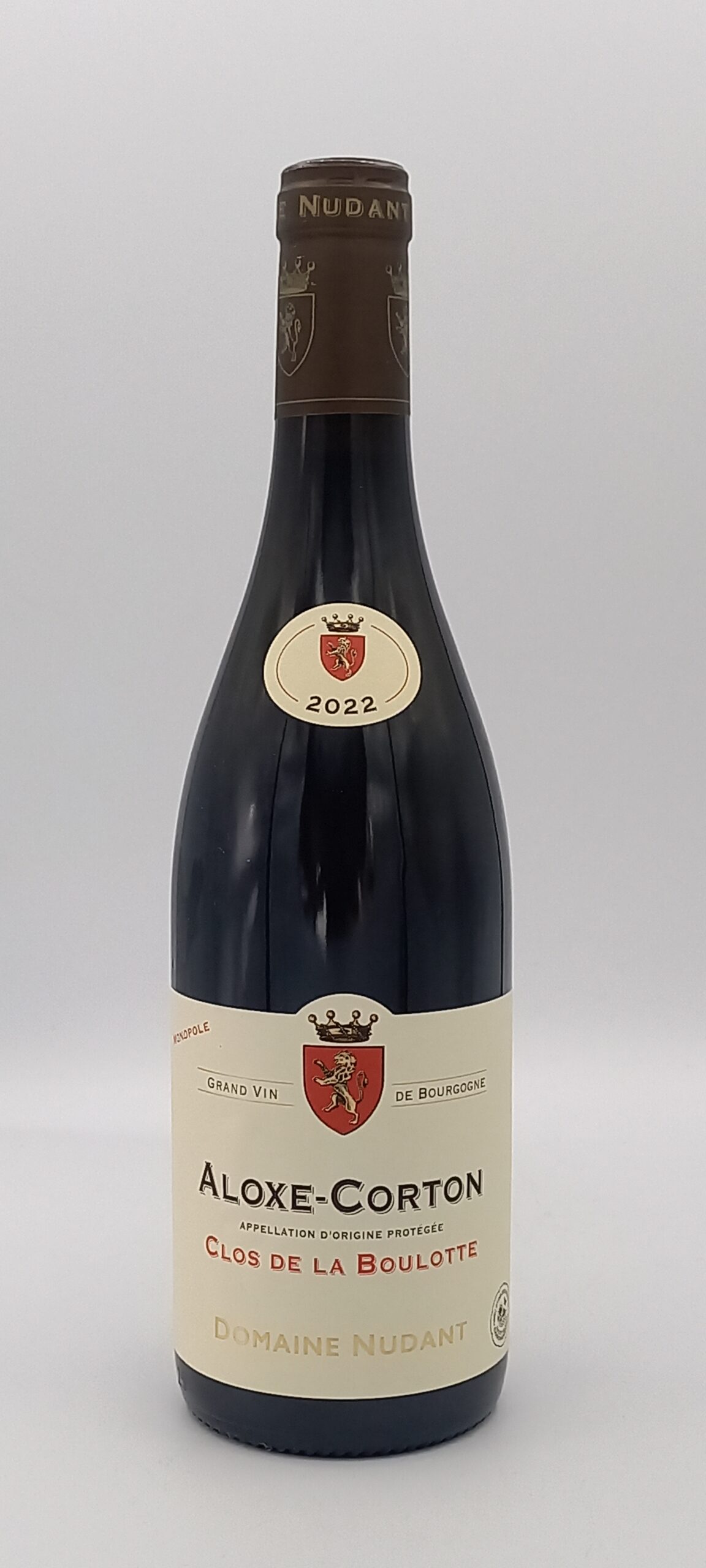 BOURGOGNE ALOXE CORTON CLOS DE LA BOULOTTE 2022 DOMAINE NUDANT