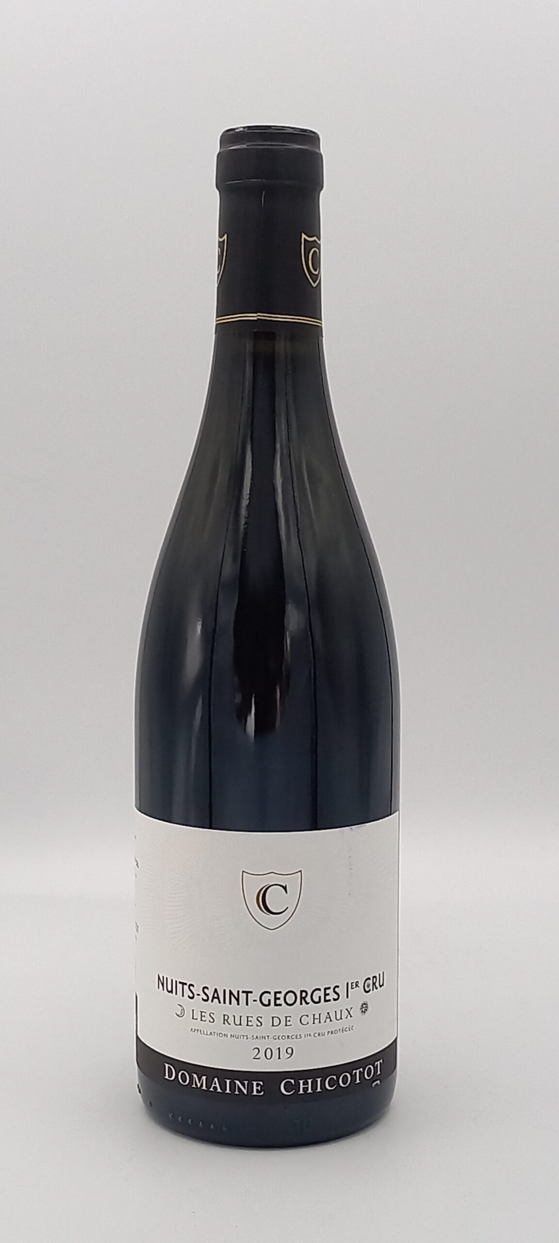 BOURGOGNE NUITS ST GEORGES 1ER CRU  « RUE DE CHAUX » 2019  DOMAINE CHICOTOT