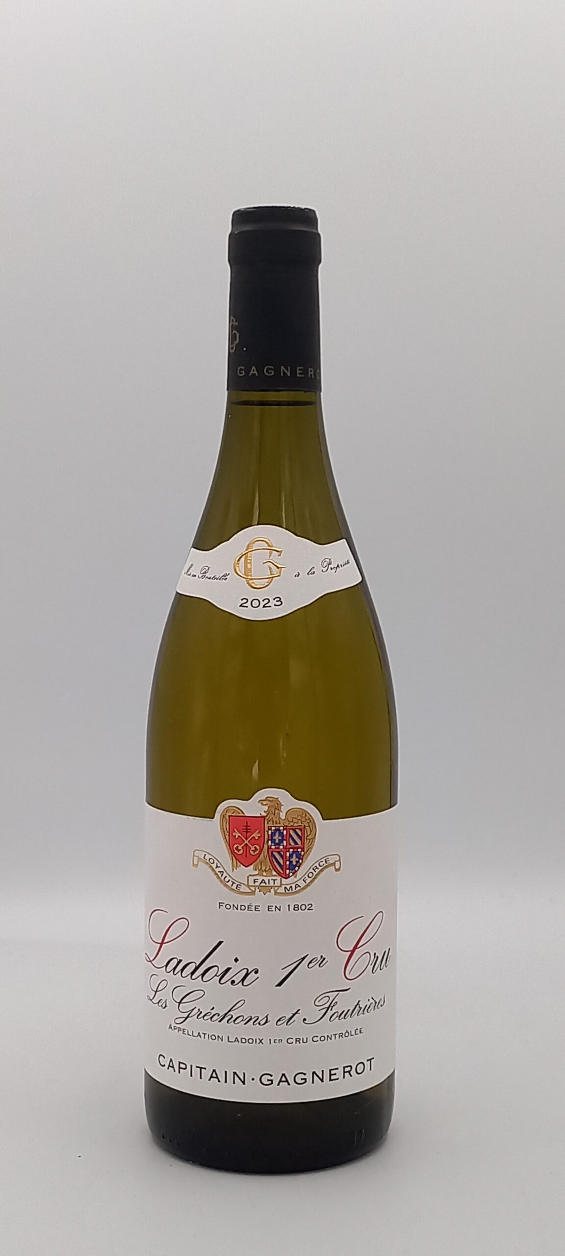 BOURGOGNE LADOIX 1ER CRU GRECHONS ET FOUTRIERES 2023 DOMAINE CAPITAIN-GAGNEROT