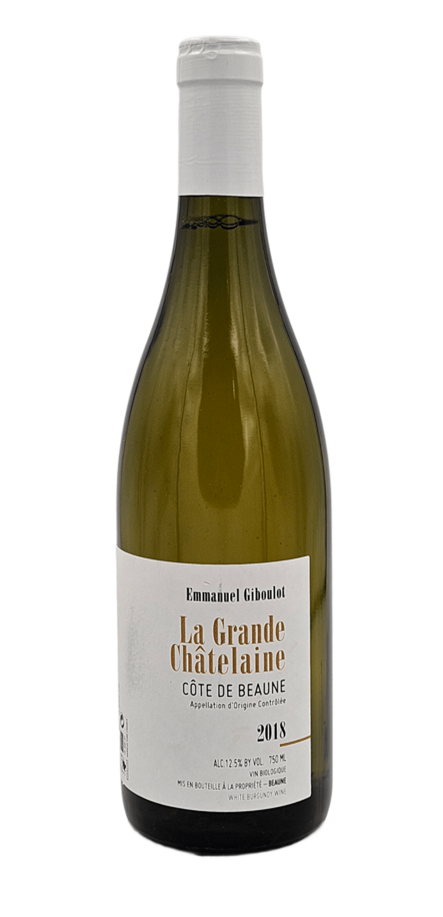 Bourgogne Côte de Beaune « La Grande Châtelaine » – Blanc – 2018 – Bio – Domaine Giboulot