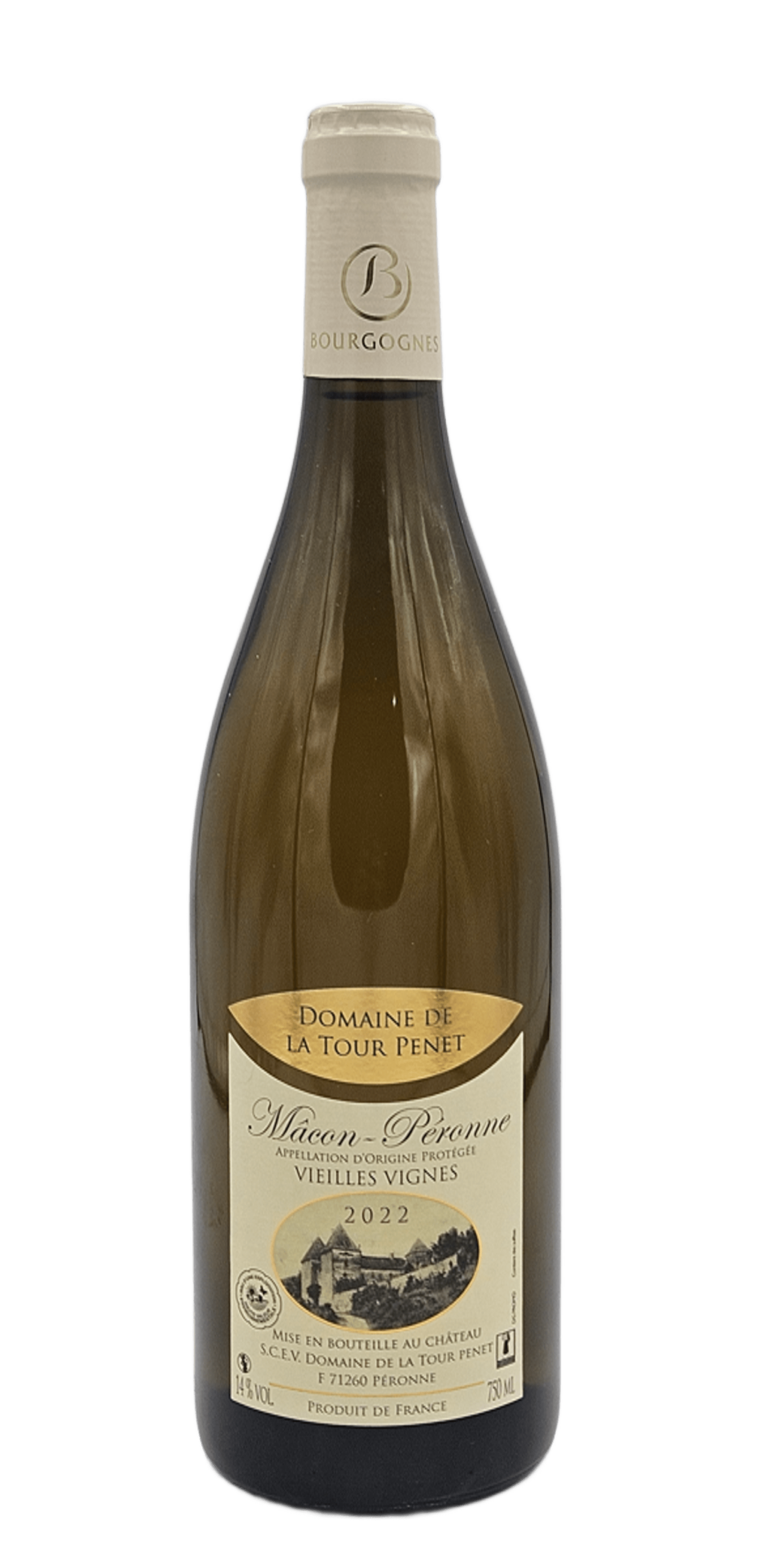 Bourgogne Mâcon-Peronne « Vieilles Vignes » – Blanc – 2022 – Domaine de La Tour Penet