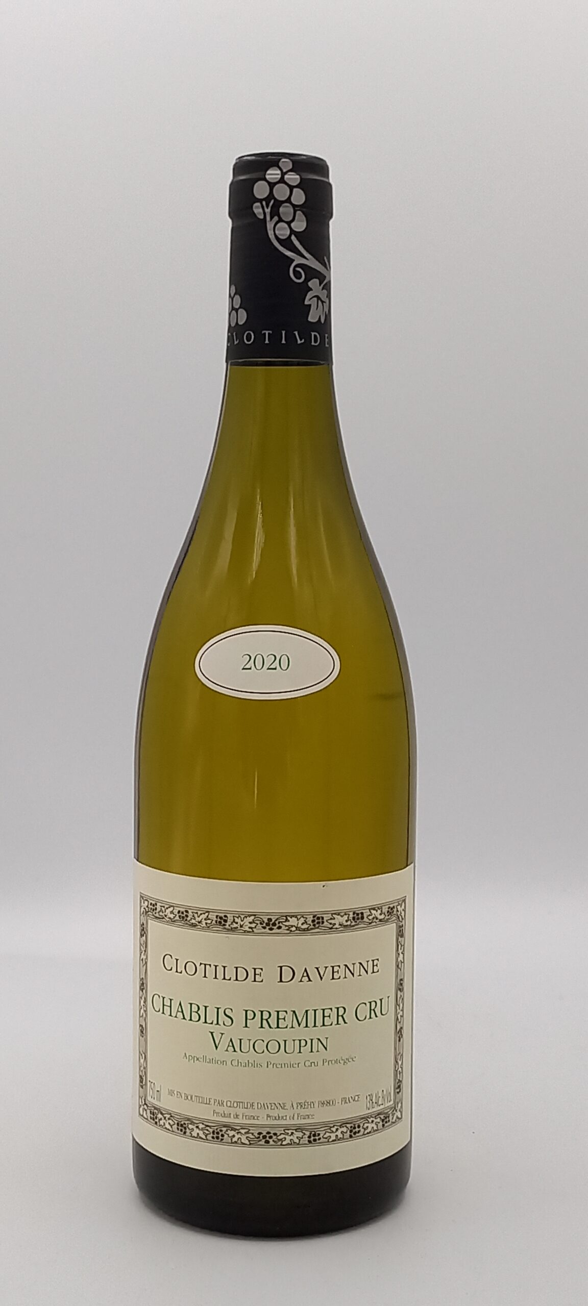 BOURGOGNE CHABLIS 1 ER CRU « VAUCOUPIN » BLANC 2020 C DAVENNE