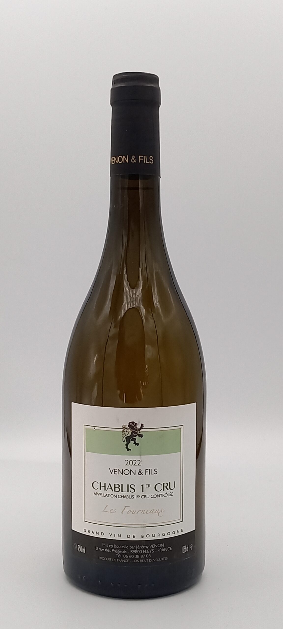 BOURGOGNE CHABLIS 1ER CRU 2022 FOURNEAUX DOMAINE VENON