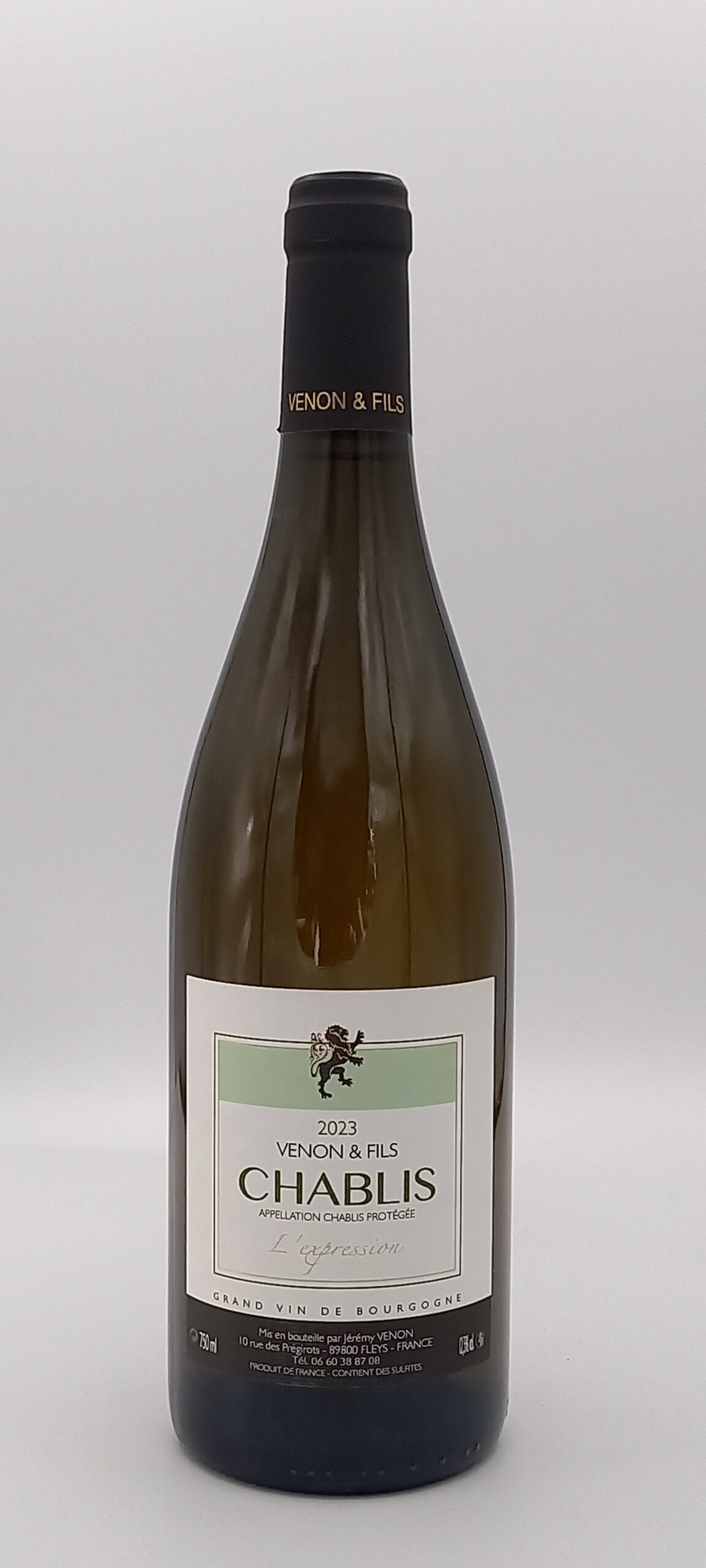 BOURGOGNE CHABLIS 2023 EXPRESSION DOMAINE VENON