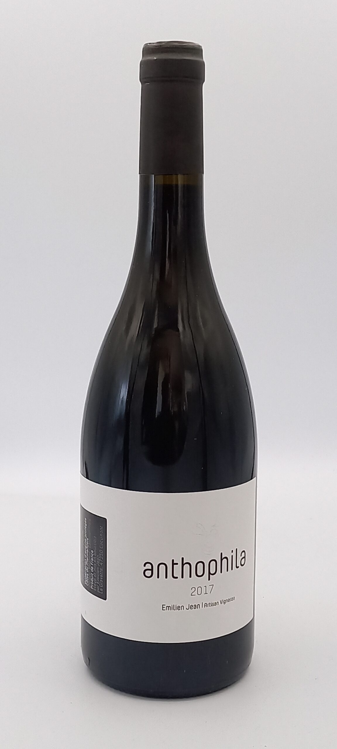 COTES DU MARMANDAIS ANTHOPHILA ROUGE 2017 DOMAINE EMILIEN JEAN