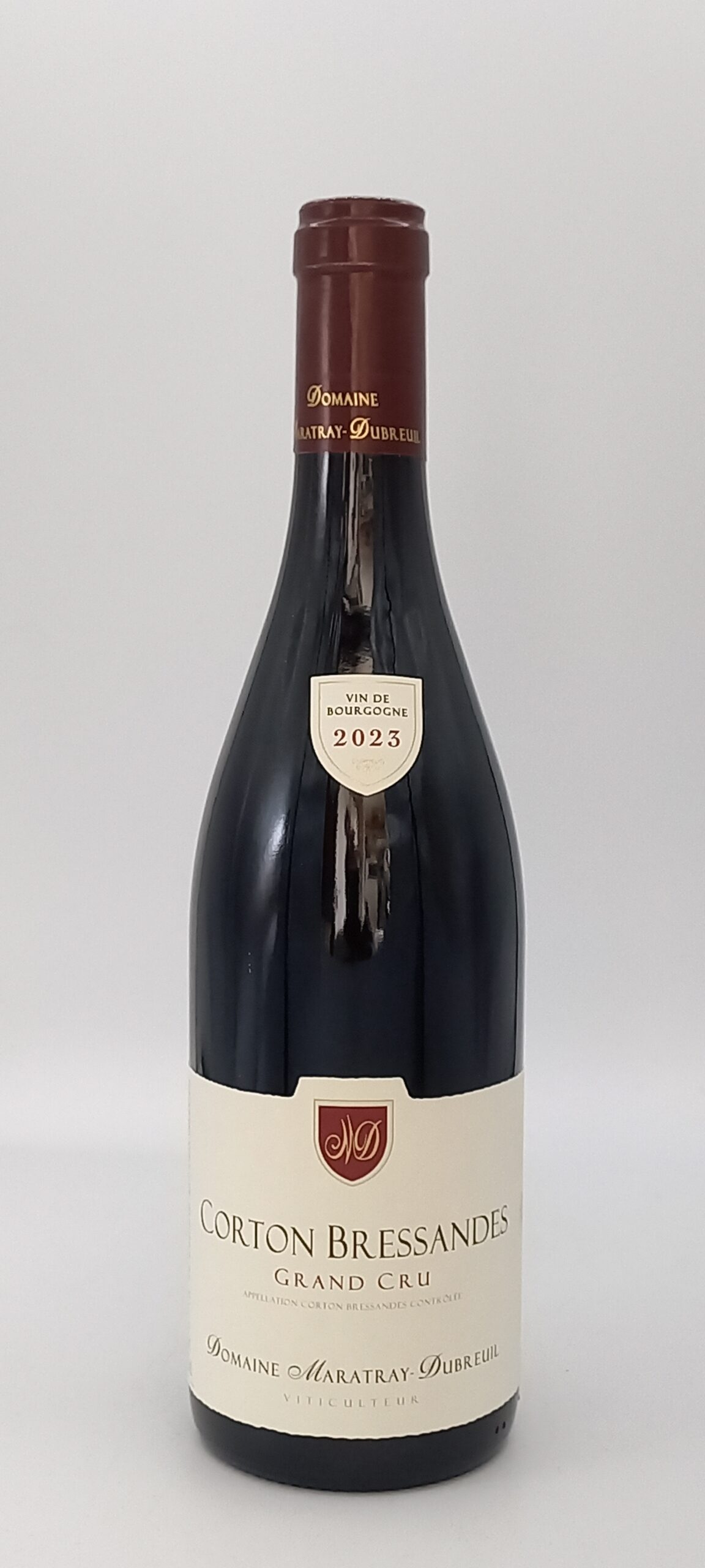 BOURGOGNE CORTON BRESSANDES GRAND CRU 2023 ROUGE DOMAINE MARATRAY DUBREUIL