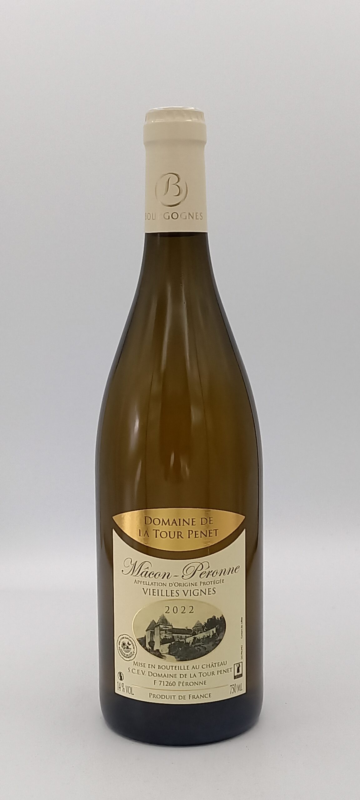 BOURGOGNE MACON PERONNE VIEILLES VIGNES BLANC 2022 LA TOUR PENET