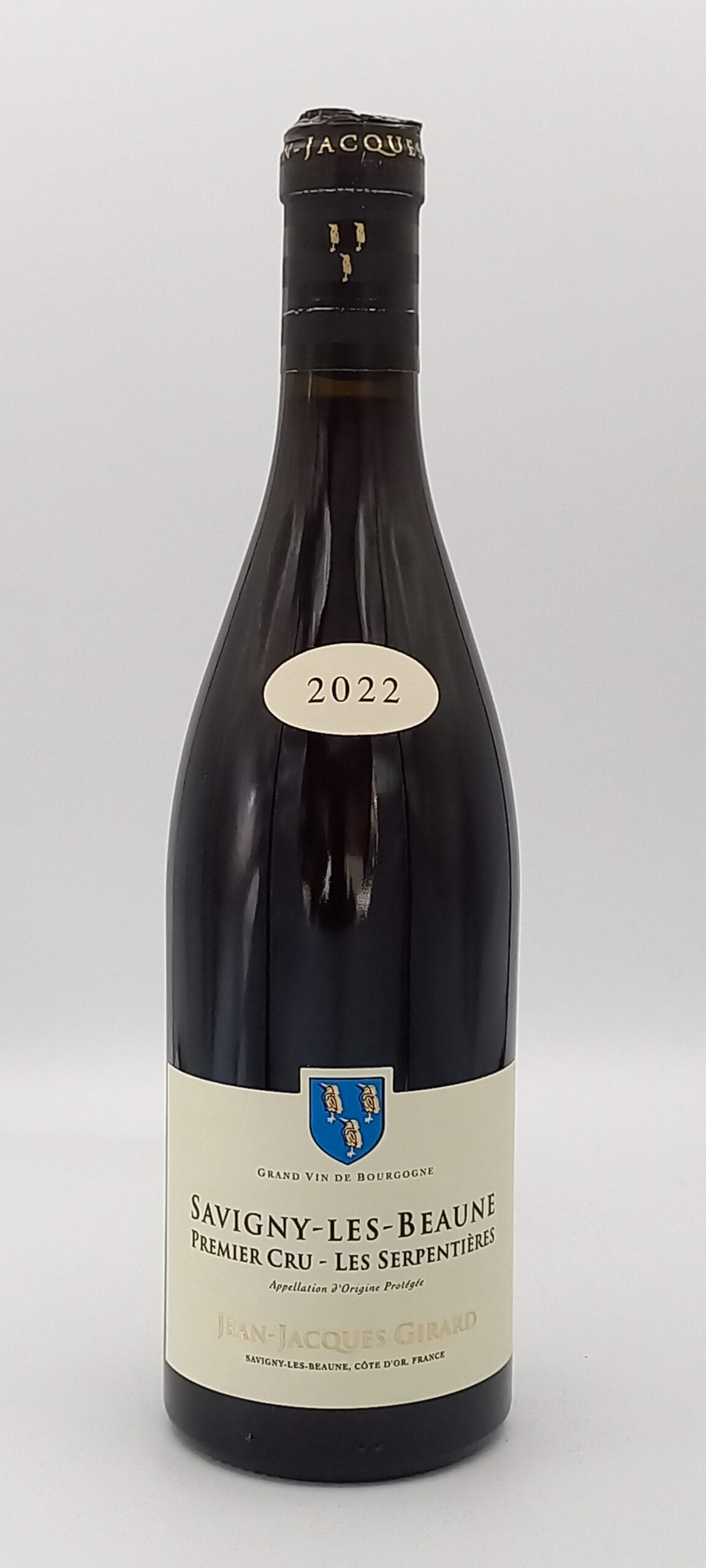 BOURGOGNE SAVIGNY LES BEAUNE 1ER CRU 2022  ROUGE LES SERPENTIERE DOMAINE JEAN JACQUES GIRARD