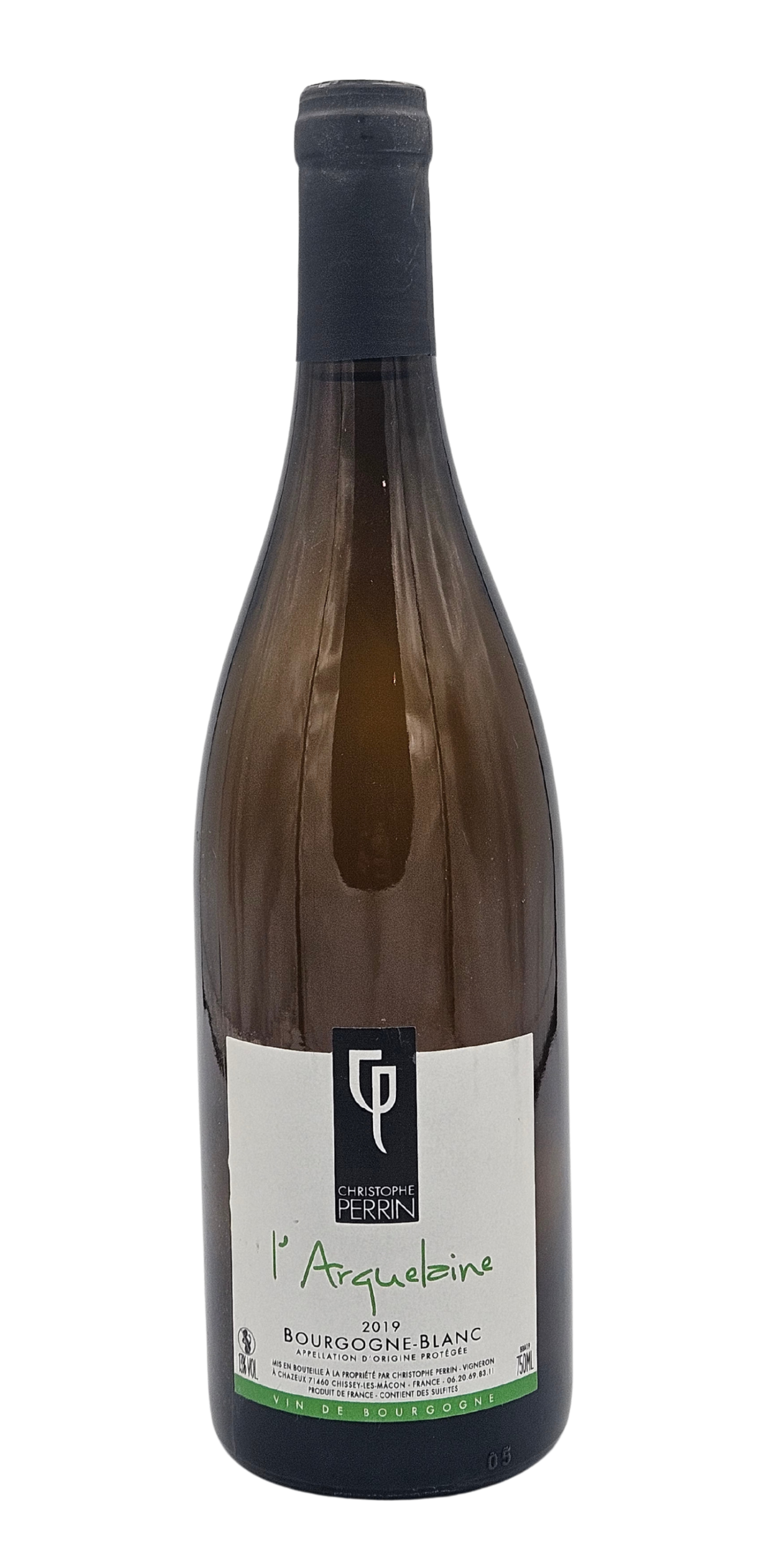 Bourgogne « L’Arquelaine » – Blanc – 2019 – Domaine Christophe Perrin