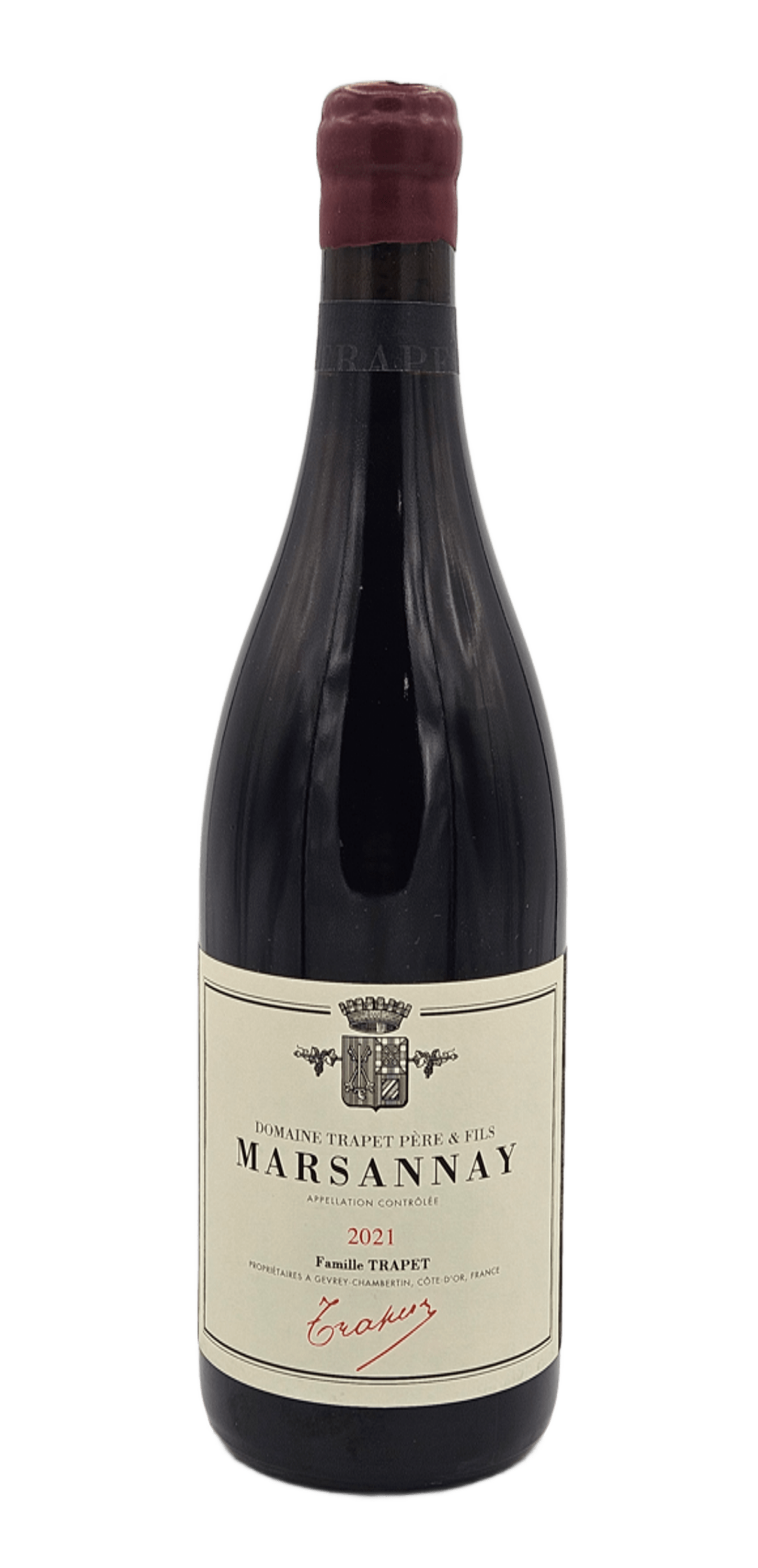 Bourgogne Marsannay – Rouge – 2021 – Bio – Domaine Trapet