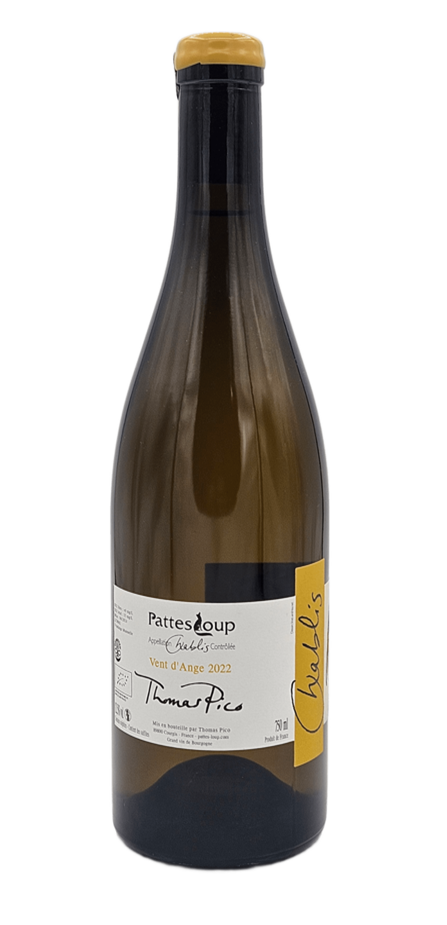 Bourgogne Chablis « Vent d’Ange » – Blanc – 2022- Domaine Pattes Loup Bourgogne Chablis « Vent d’Ange » – Blanc – 2022- Domaine Pattes Loup