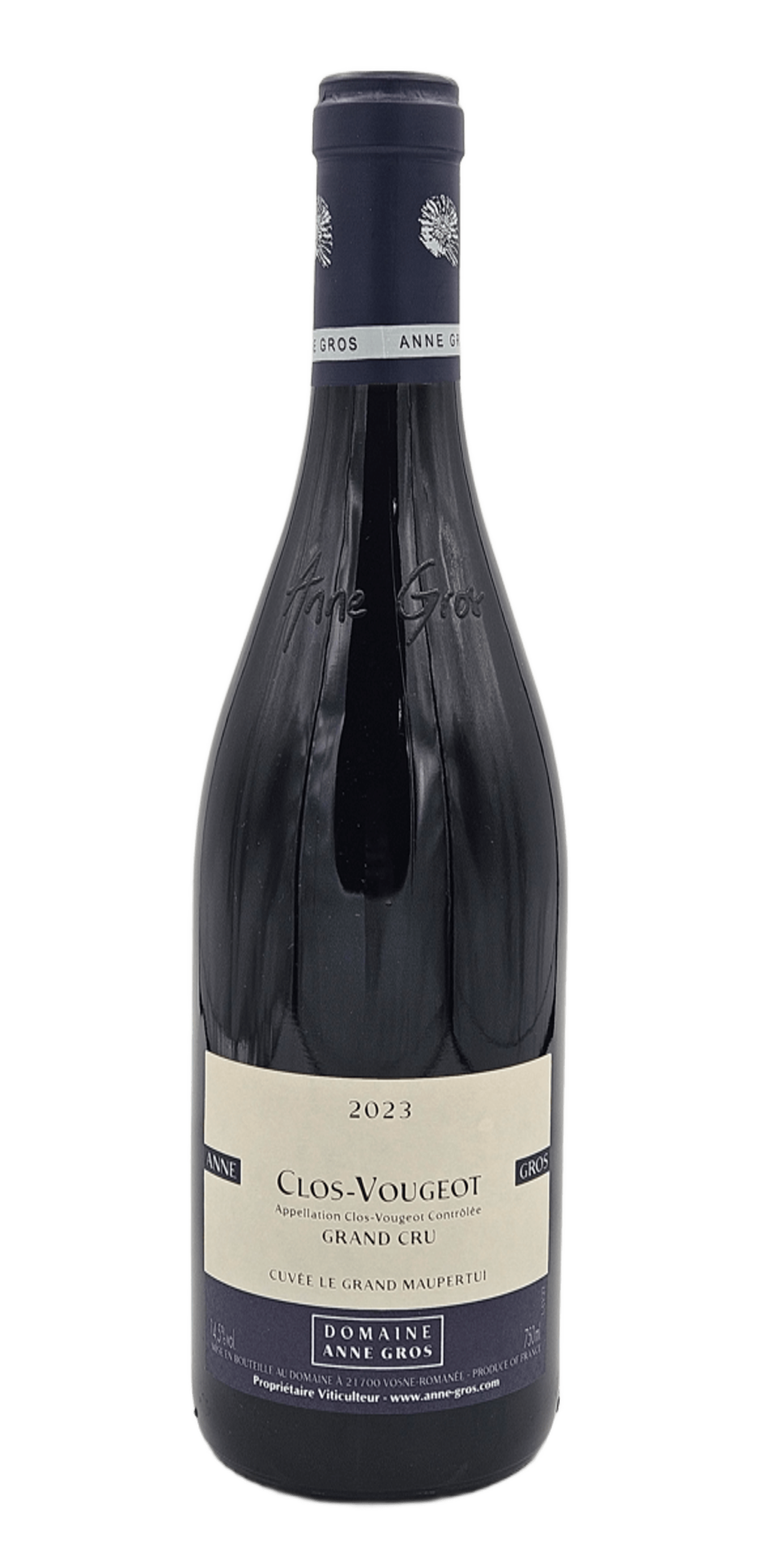 Bourgogne Clos Vougeot Grand Cru « Cuvée le Grand Maupertui » – Rouge – 2023 – Domaine Anne Gros