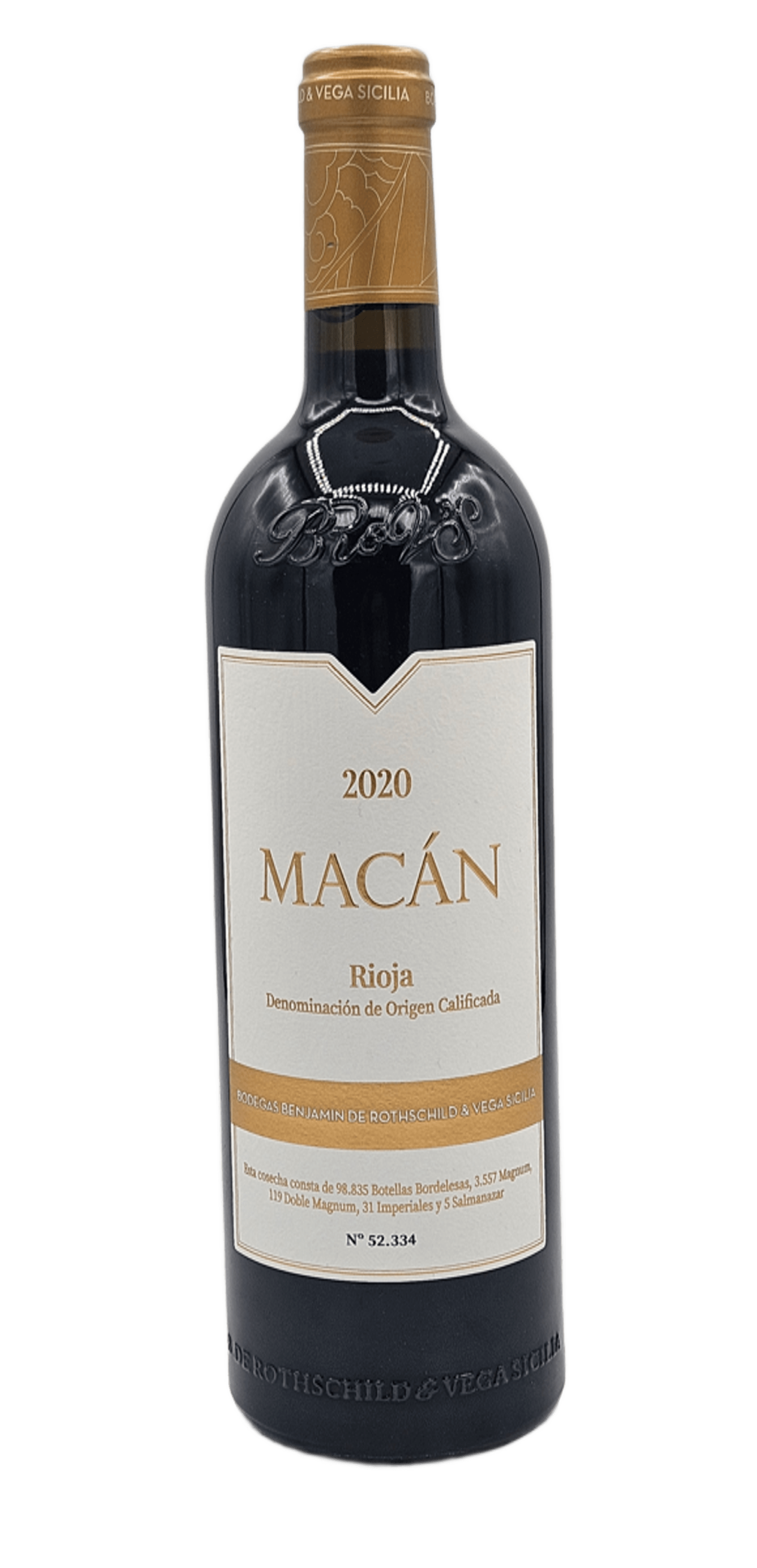 Rioja « Macan » – Rouge – 2020 – Rothschild & Vega-Sicilia
