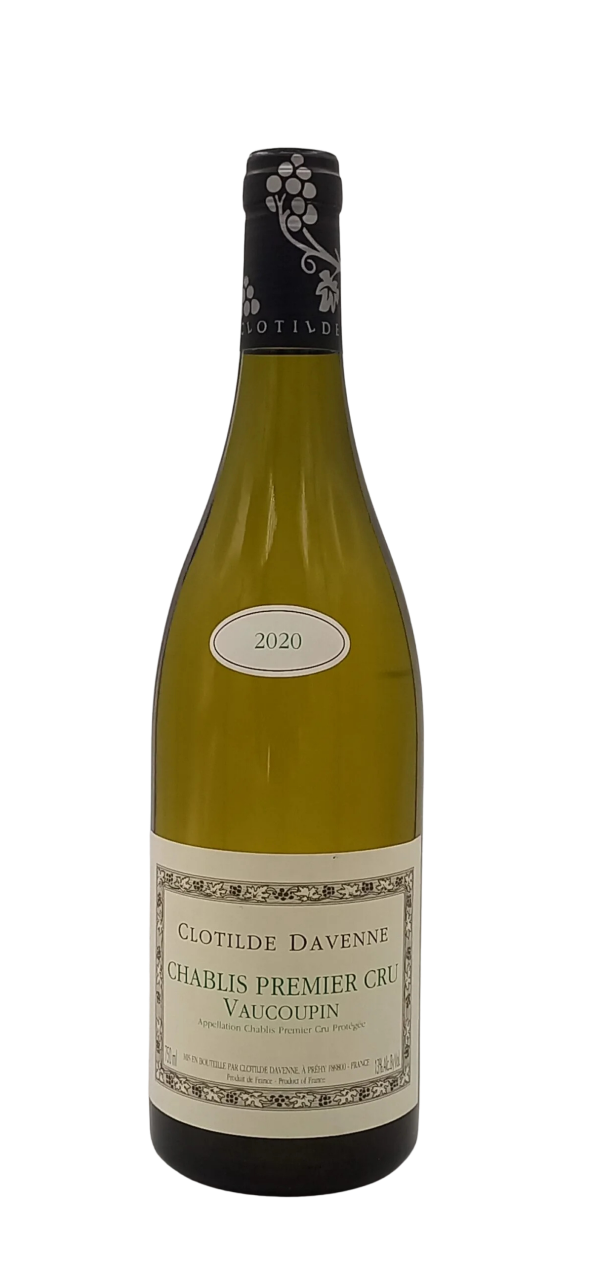 BOURGOGNE CHABLIS 1 ER CRU « VAUCOUPIN » BLANC 2020 C DAVENNE