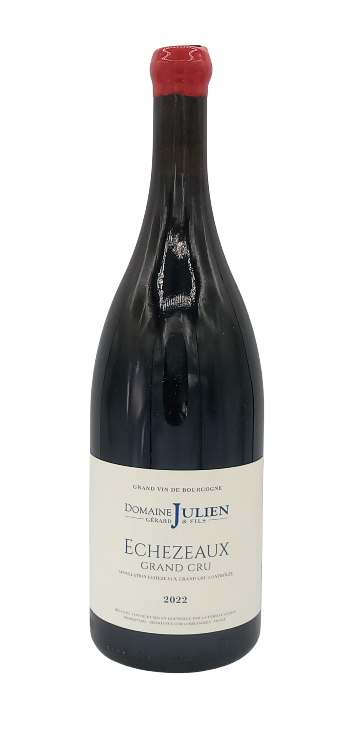 BOURGOGNE MAGNUM ECHEZEAUX GRAND CRU ROUGE 2022 DOMAINE JULIEN GERARD ET FILS BOURGOGNE MAGNUM ECHEZEAUX GRAND CRU ROUGE 2022 DOMAINE JULIEN GERARD ET FILS