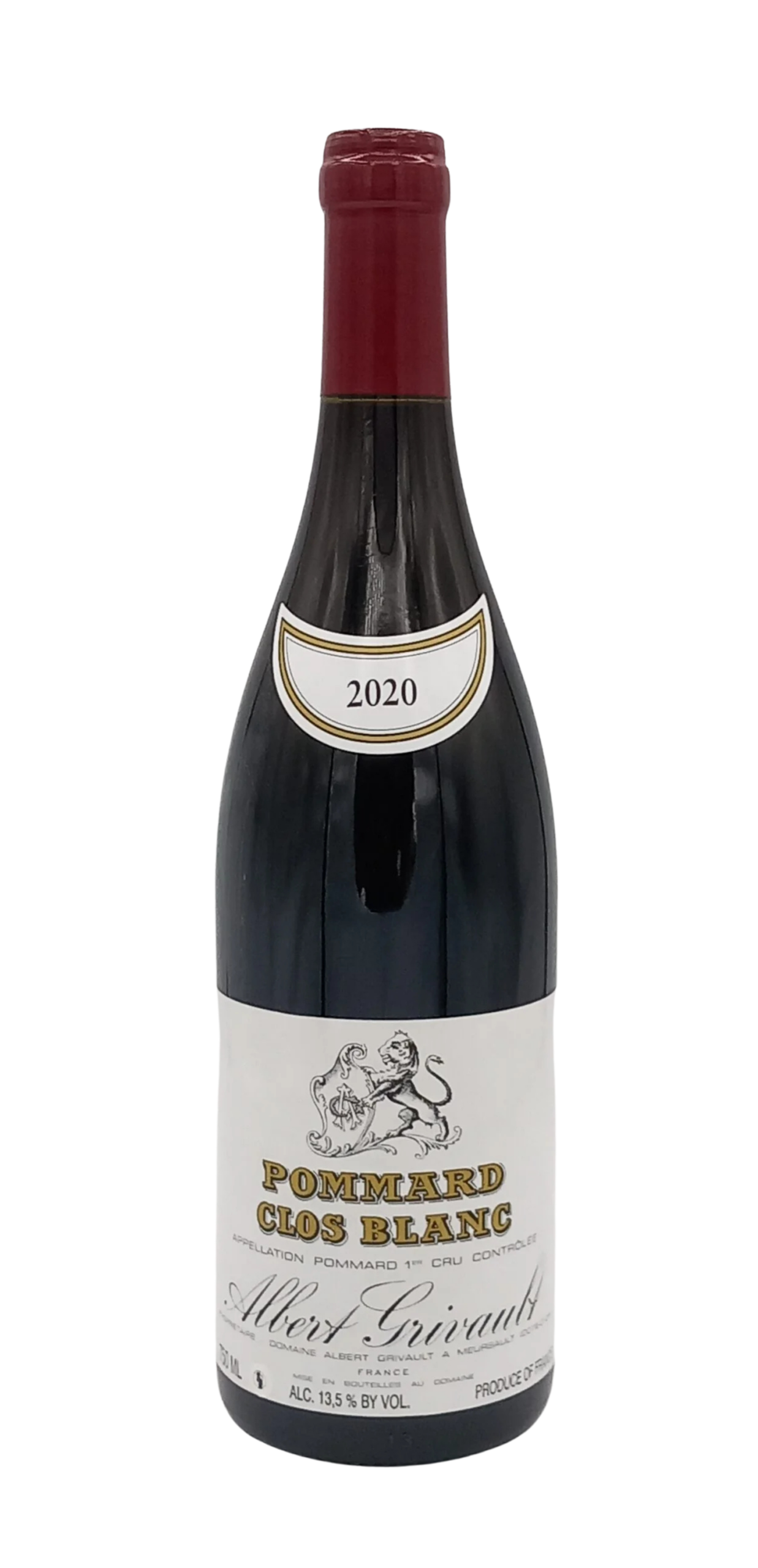 BOURGOGNE POMMARD 1ER CRU CLOS BLANC 2020 DOMAINE ALBERT GRIVAULT