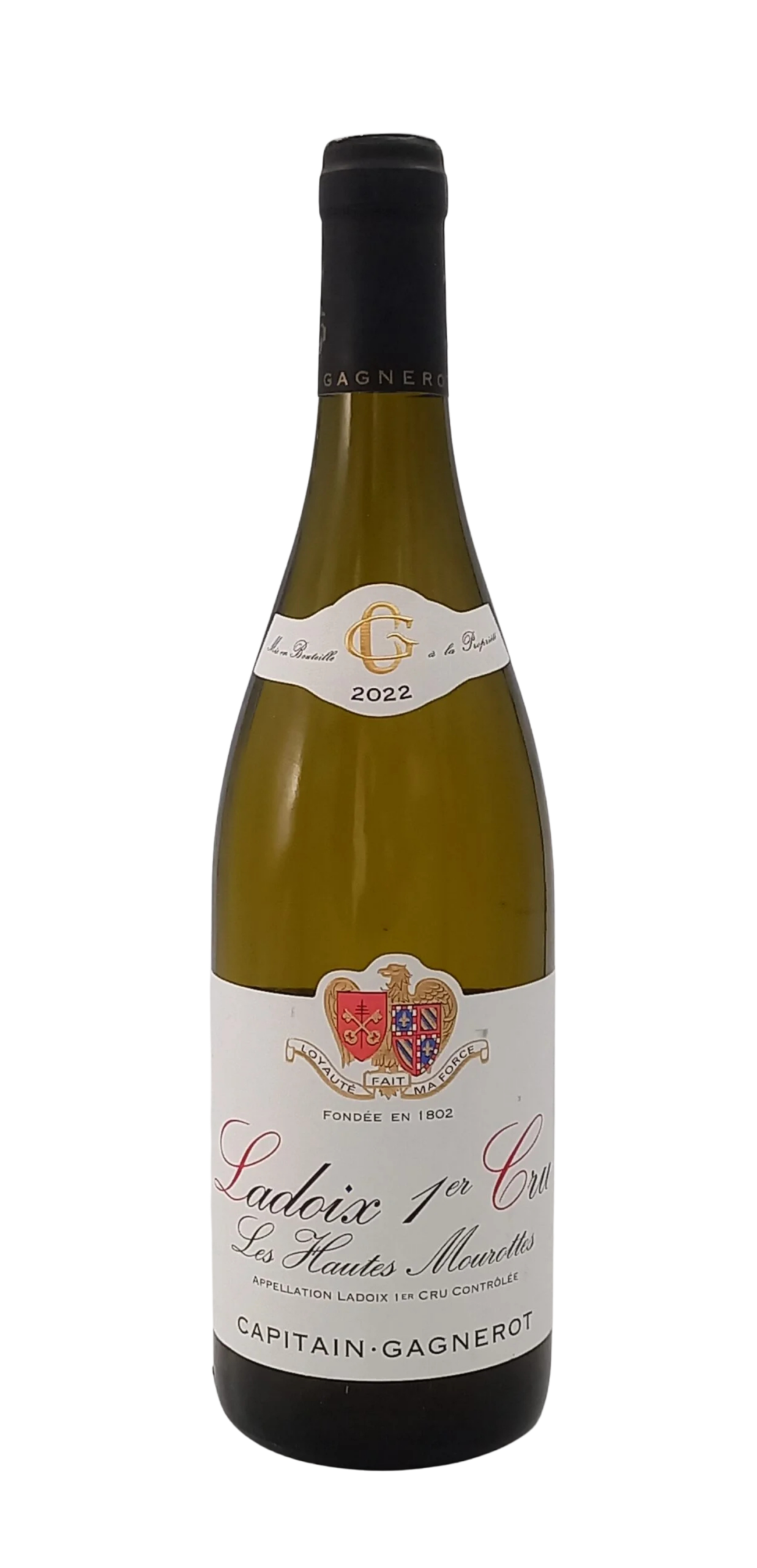 BOURGOGNE LADOIX 1ER CRU 2022 HAUTES MOUROTTES BLANC DOMAINE CAPITAIN GAGNEROT BOURGOGNE LADOIX 1ER CRU 2022 HAUTES MOUROTTES BLANC DOMAINE CAPITAIN GAGNEROT