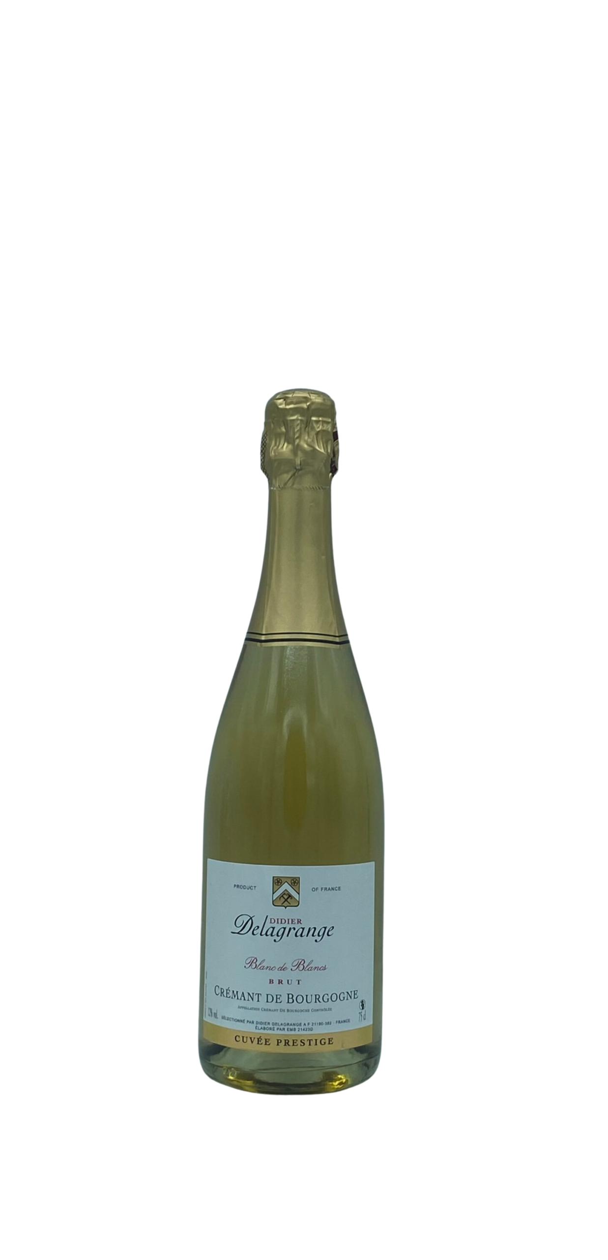 Crémant de Bourgogne Blanc de Blancs Domaine D. Delagrange Crémant de Bourgogne Blanc de Blancs Domaine D. Delagrange